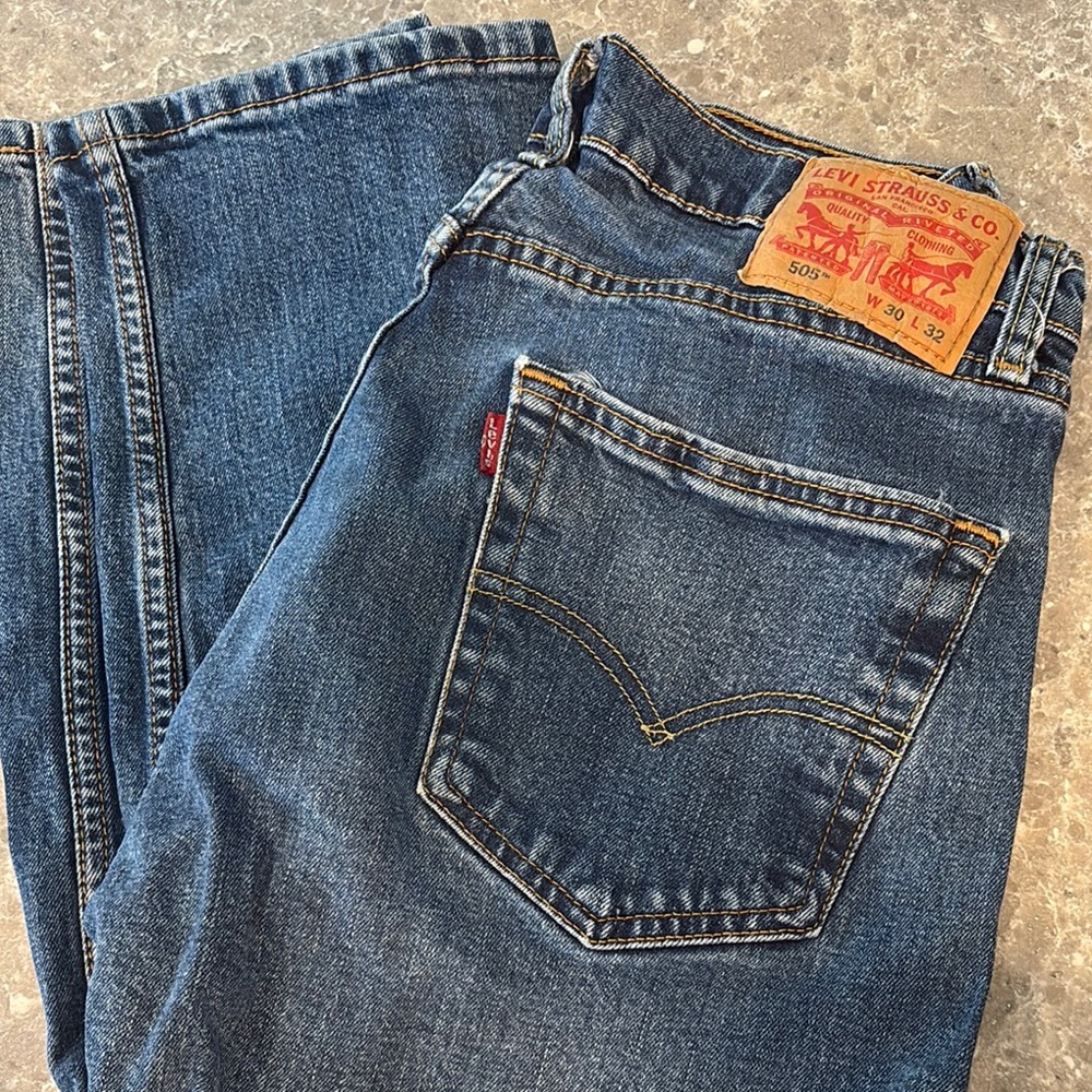 Levi's Blue Straight Jeans Classic Style